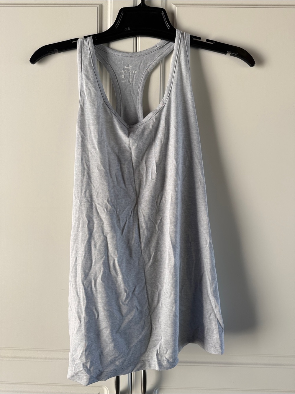 Nike Light Gray Racerback Tank Top